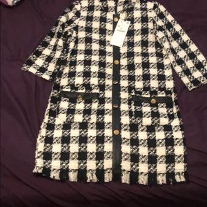 Black and white Zara dress